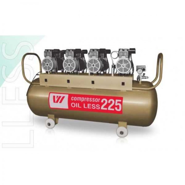 W-613 - безмасляный компрессор для 6-ти стоматологических установок с ресивером 225 л (500 л/мин)